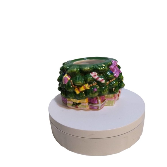 Spode Christmas Tree Cream and Sugar Set - Picture 2 of 12